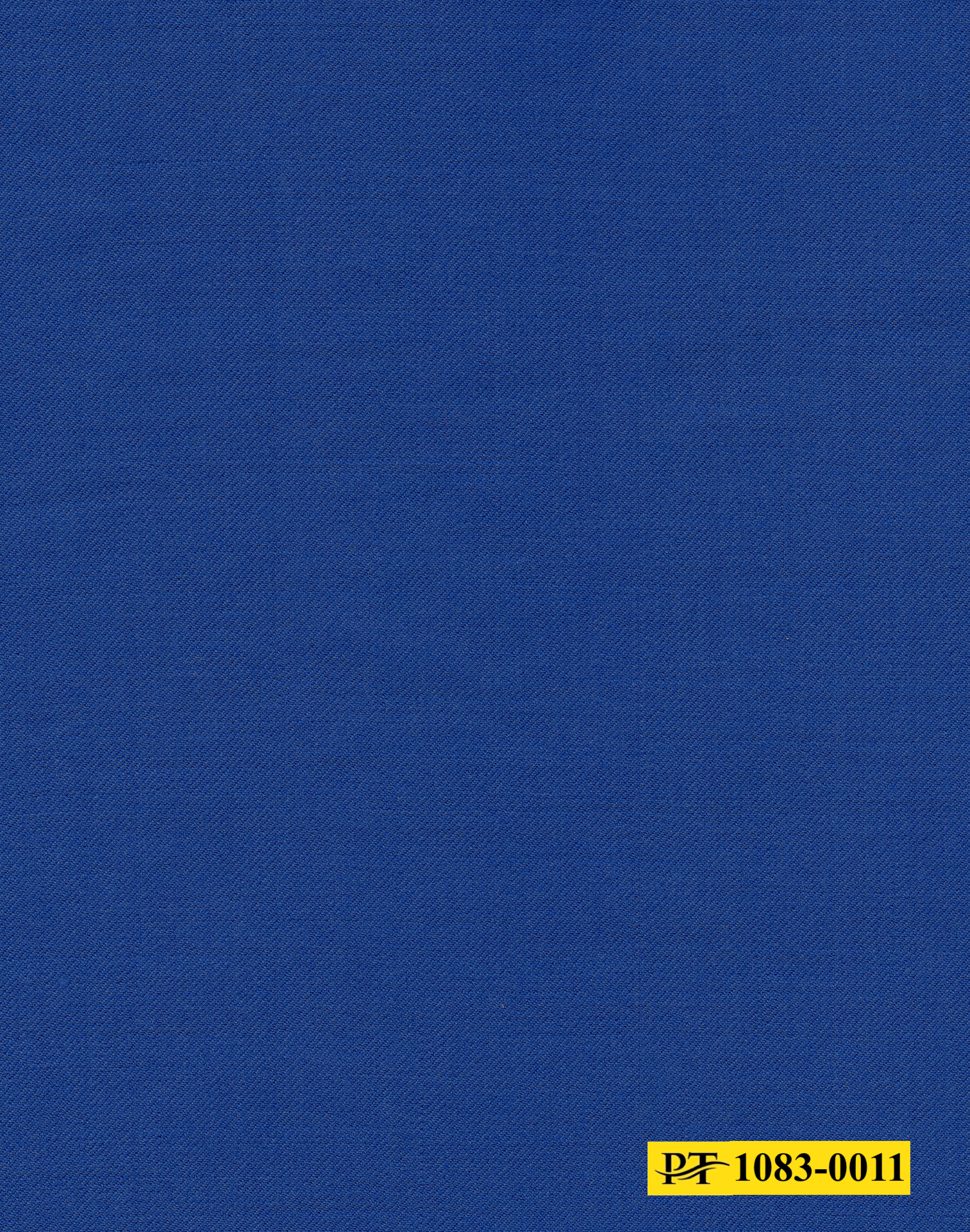 1083-0011/P4-18191 Cobalt Blue Plain Vest Fabric