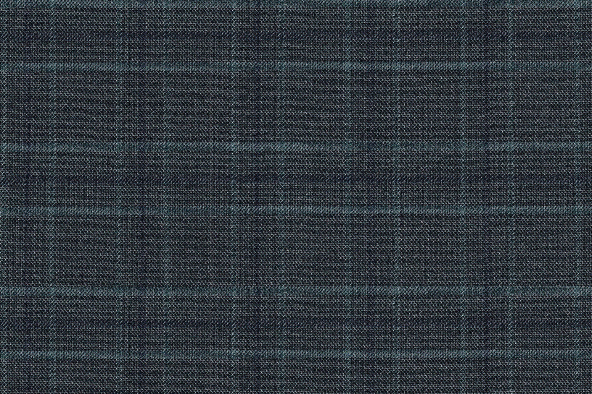 2199002/G1-22961 Teal with Navy Blue Check Vest Fabric