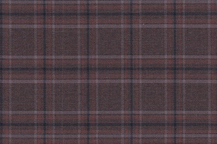 2199004/G1-22962 Mauve Peach with Navy Blue Check Jacket Fabric