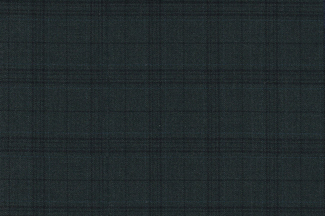 2199007/G1-22954 Dark Green with Navy Check Vest Fabric