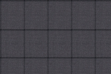 2199018/G1-22965 Gray Windowpane Jacket Fabric