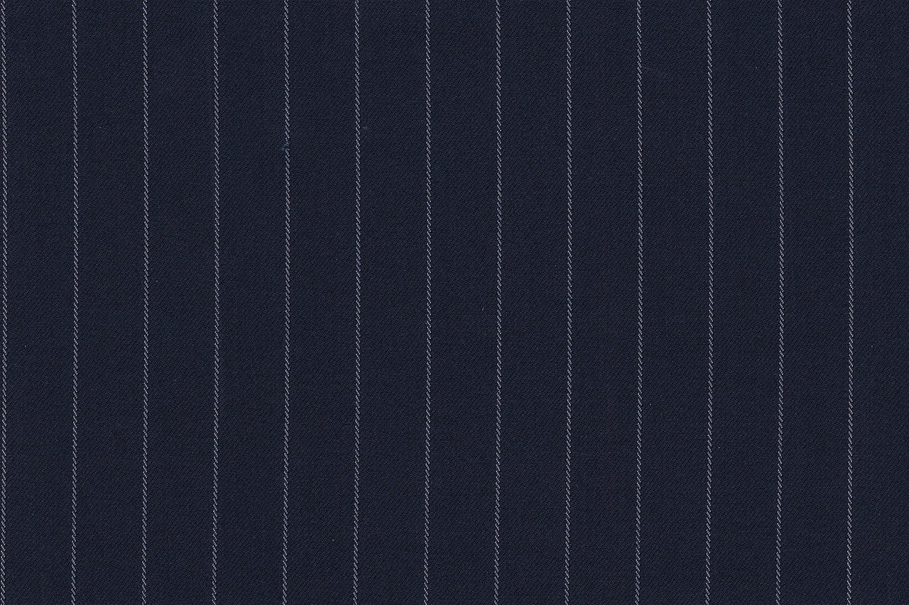 2199033/G1-22890 Navy With White Stripe Vest Fabric