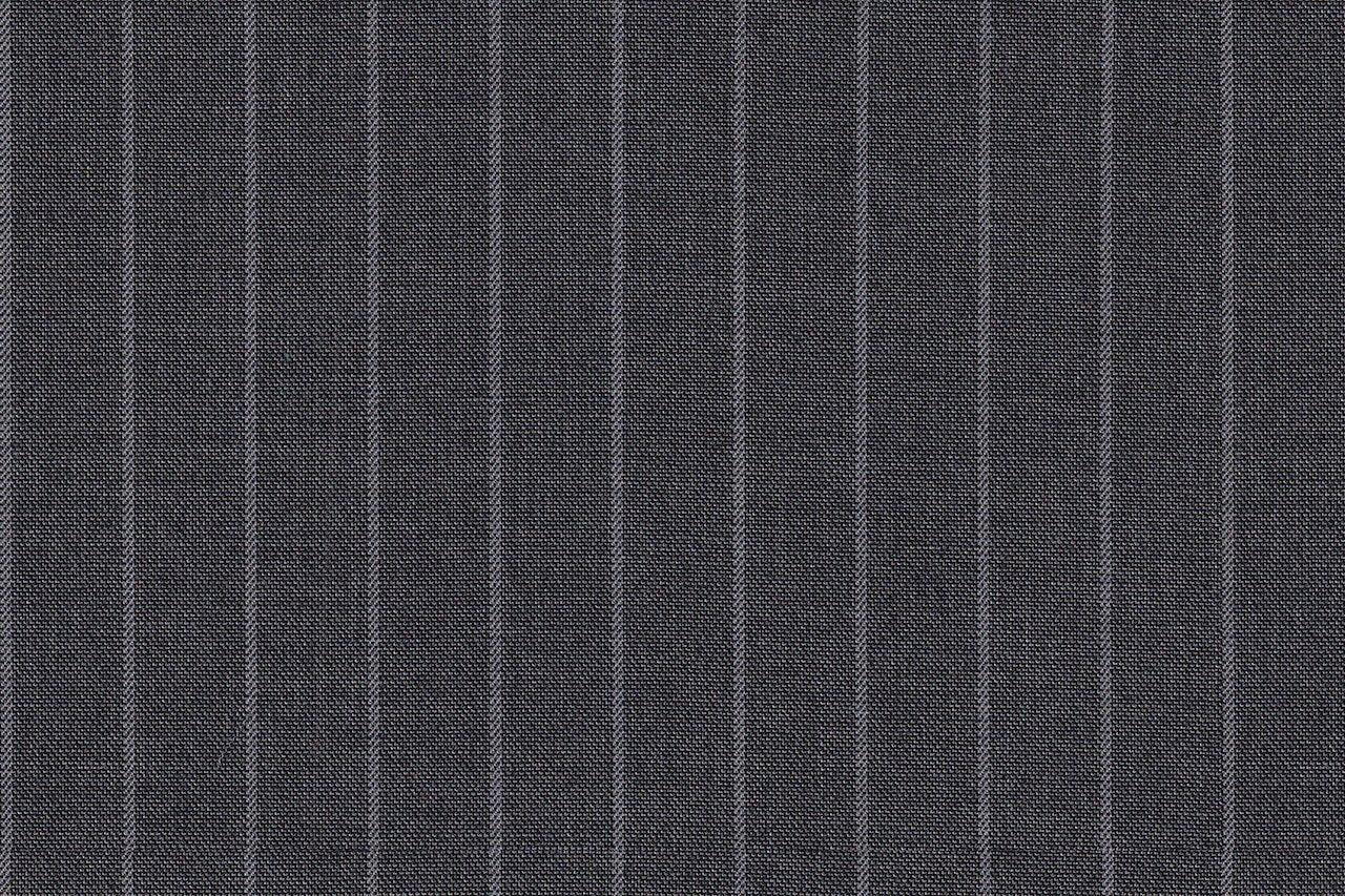 2199035/G1-22896 Grey With Silver Stripe Suit Fabric