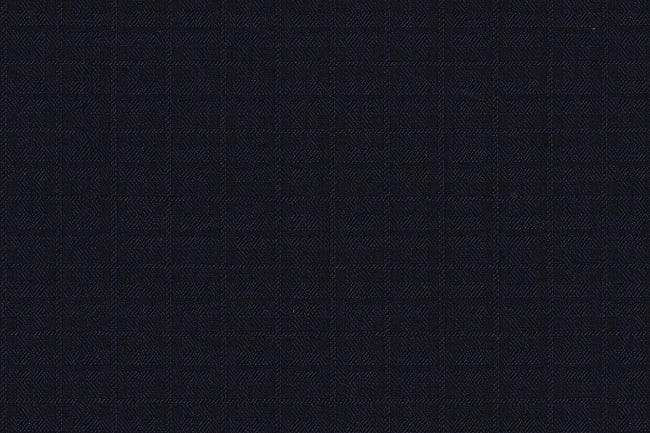 2199104/G1-22933 Midnight Blue Small Check Vest Fabric