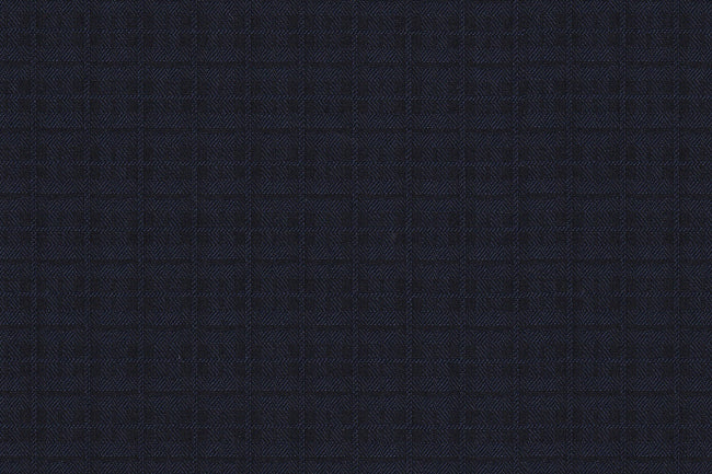 2199105/G1-22932 Navy Blue Small Check Vest Fabric