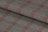 255152/G5-23095 Green, Blue & Maroon Check Linen Suit Fabric