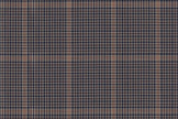 4857/G3-21735 Tan & Blue Houndstooth Check Pants Fabric