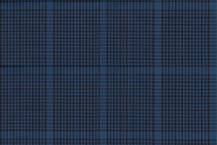 4858/G3-21736 Blue & Navy Houndstooth Check Jacket Fabric