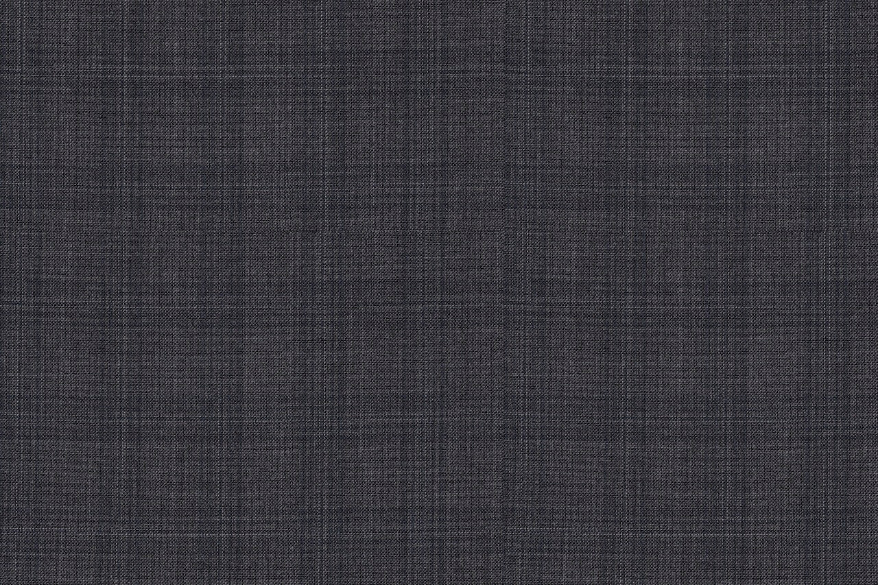 4872/G3-21750 Grey With Navy Check Jacket Fabric