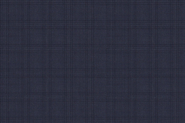 4873/G3-21751 Slate Blue With Navy Check Vest Fabric