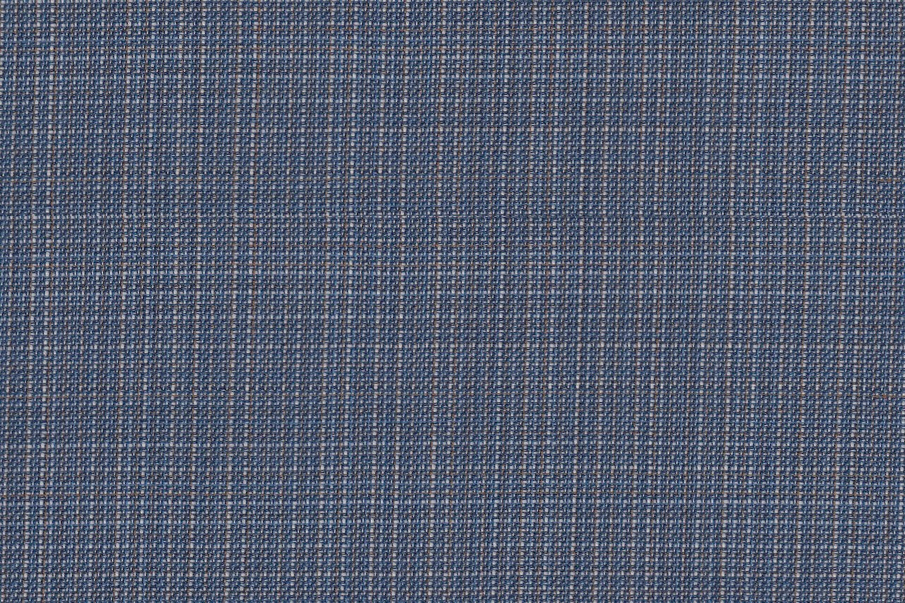 4877/G3-21755 Powder Blue , Tan Sharkskin Dobby Vest Fabric