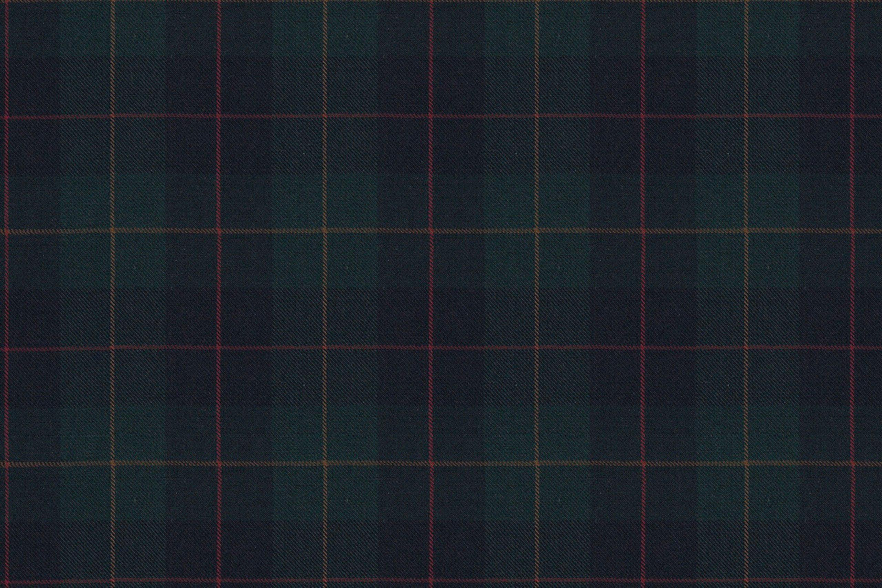 4880/G3-21758 Green Tartan Check Pants Fabric