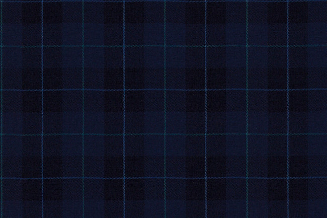 4881/G3-21759 Navy With Light Blue & Green Check Vest Fabric