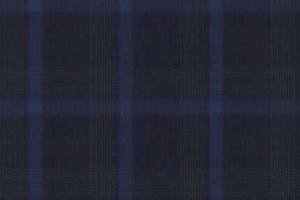 4882/G3-21760 Navy With Blue & Green Check Jacket Fabric