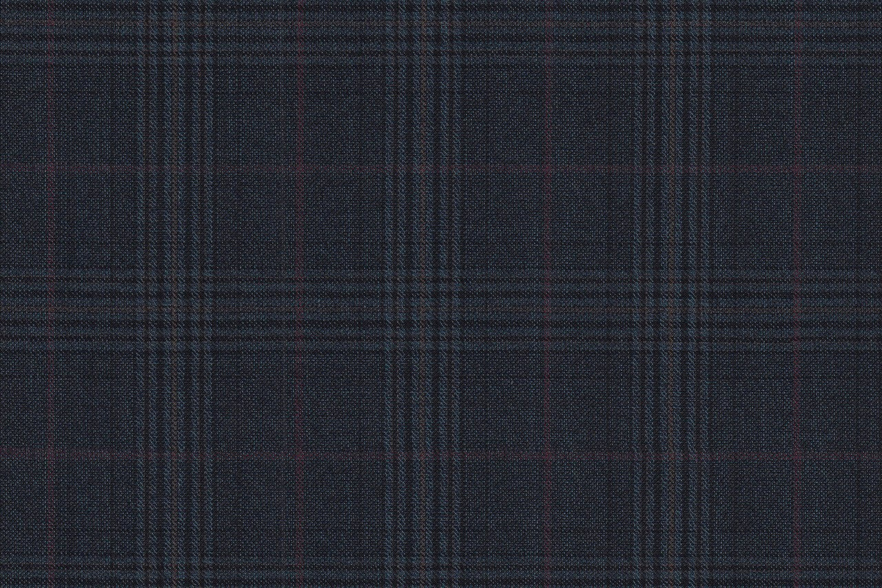 4894/G3-21773 Green With Red & Bronze Check Vest Fabric