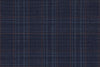 4896/G3-21775 Steel Blue With Bronze Check Pants Fabric