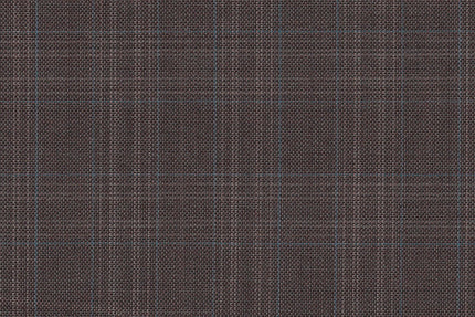 4897/G3-21776 Light Brown With Light Blue Check Jacket Fabric