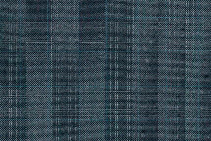 4898/G3-21777 Teal Green With Blue & White Check Jacket Fabric