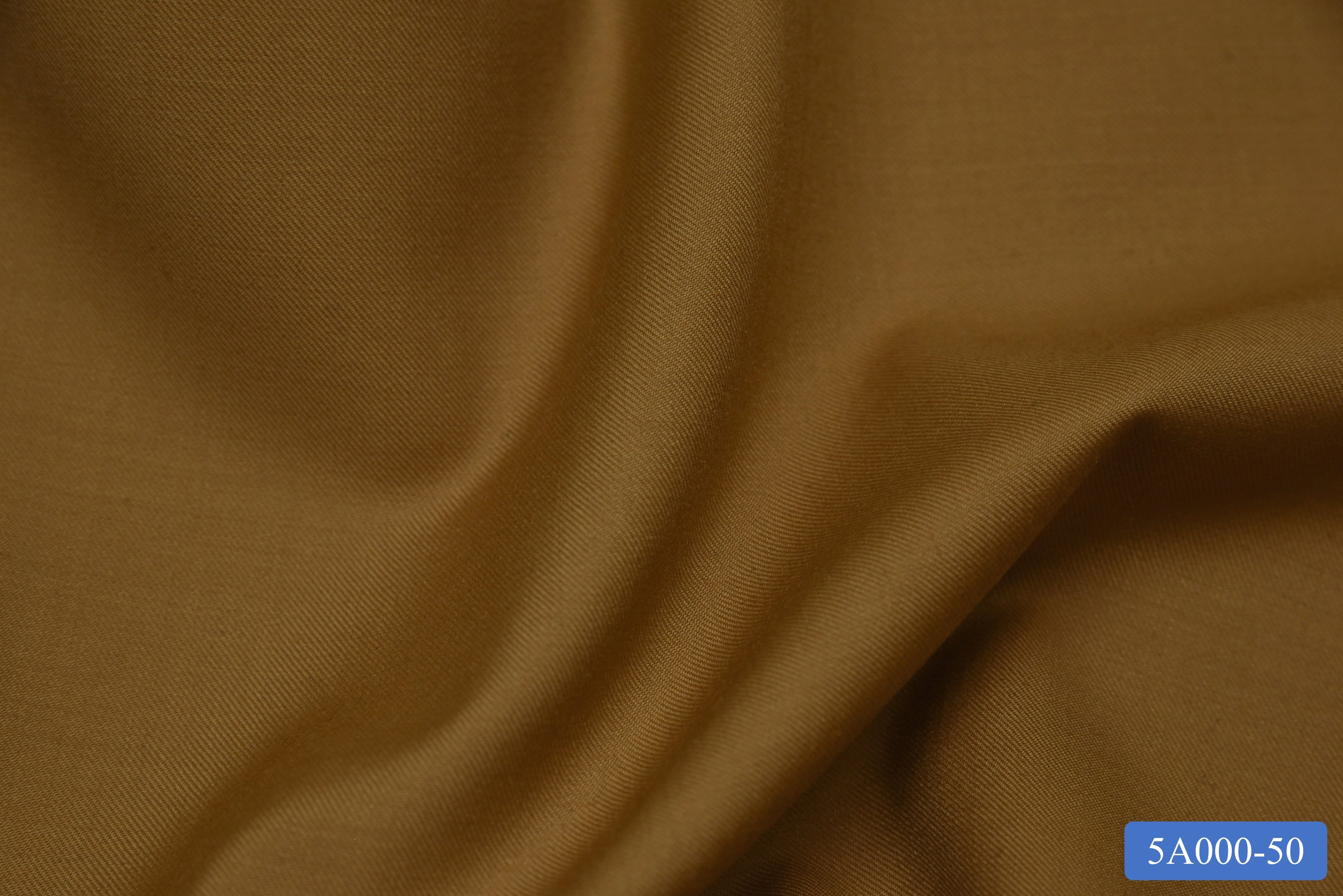 5A000-50/M3-21488 Golden Brown Solid Suit Fabric