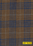 701303/P3-22100 Copper With Blue Check Jacket Fabric