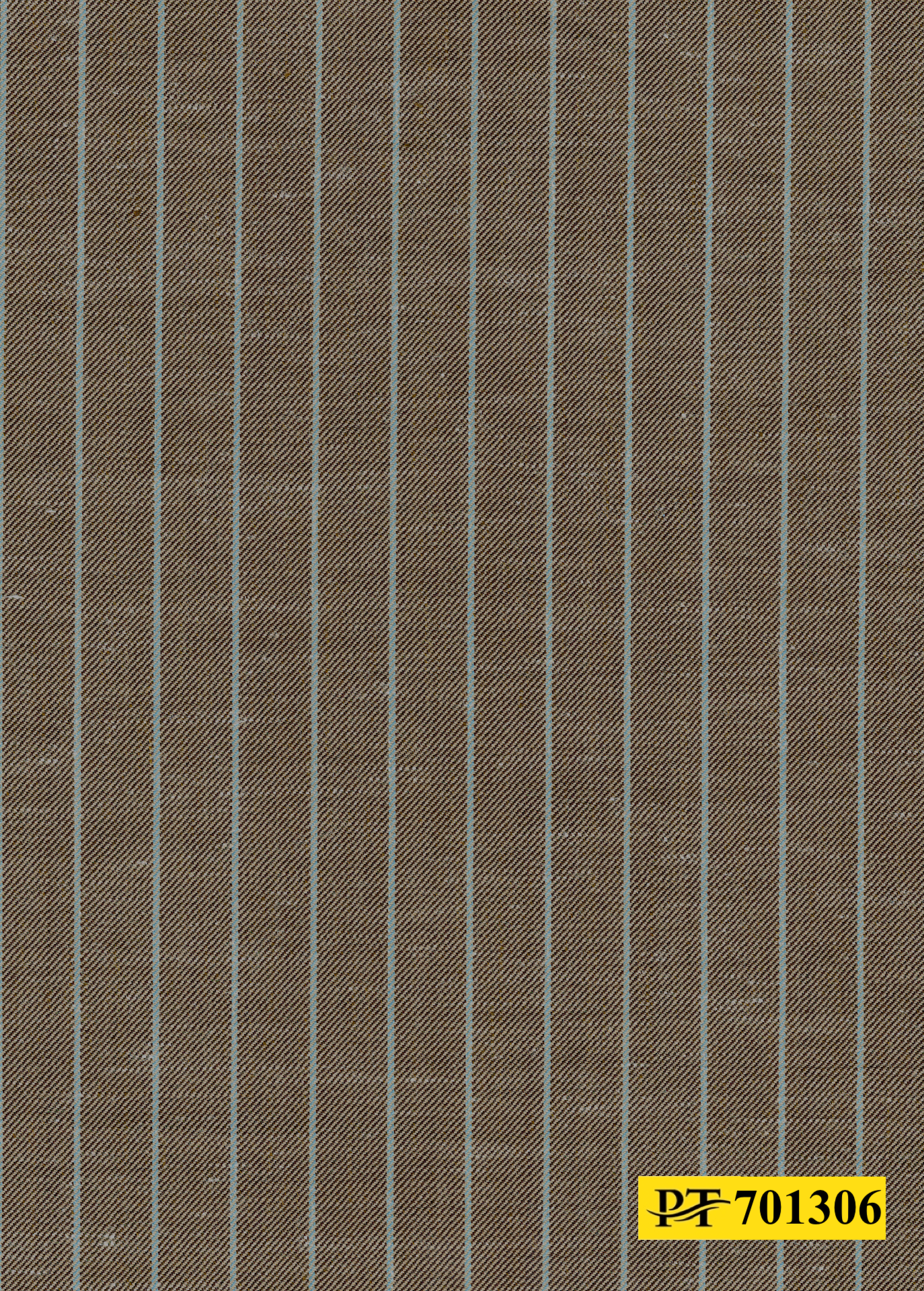 701306/P3-22103 Light Brown With Light Blue Stripes Jacket Fabric