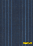 701308/P3-22105 Navy Blue With Light Blue Stripes Jacket Fabric