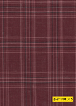 701315/P3-22112 Burgundy With Black & Light Pink Check Jacket Fabric