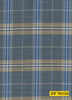 701326/P3-22123 Blue Grey With Navy & Cream Check Jacket Fabric