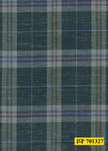 701327/P3-22124 Dark Teal With Light Blue & Copper Check Jacket Fabric