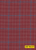 701337/P3-22134 Red With Blue Check Jacket Fabric