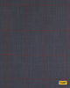 704007/P3-17862 Grey With Maroon Check Jacket Fabric