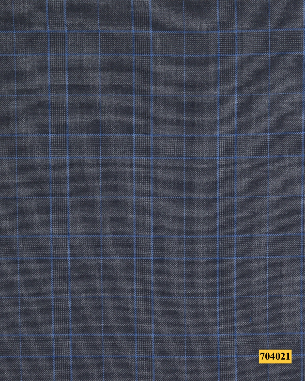 704021/P3-17876 Grey With Blue Check Jacket Fabric