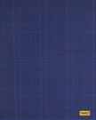 704022/P3-17877 Blue Check Jacket Fabric