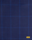 704029/P3-17884 Blue Check Jacket Fabric