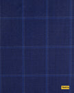 704034/P3-17889 Blue Check Jacket Fabric