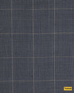 704040/P3-17895 Dark Grey With Brown Check Jacket Fabric