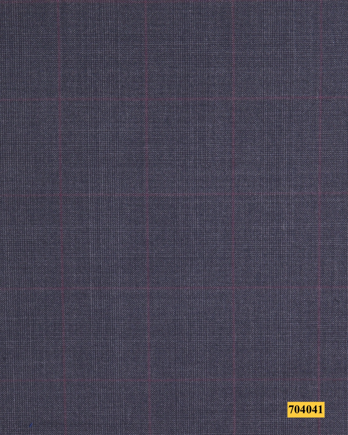 704041/P3-17896 Dark Grey With Maroon Check Jacket Fabric