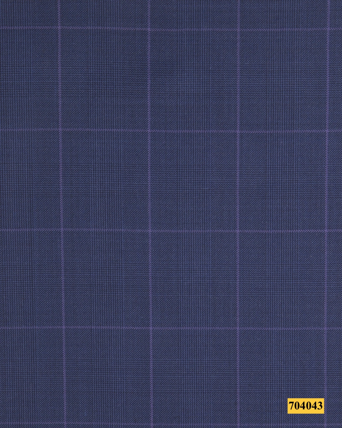 704043/P3-17898 Dark Blue With Purple Check Suit Fabric