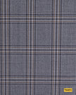 704051/P3-17906 Grey With Brown Check Jacket Fabric