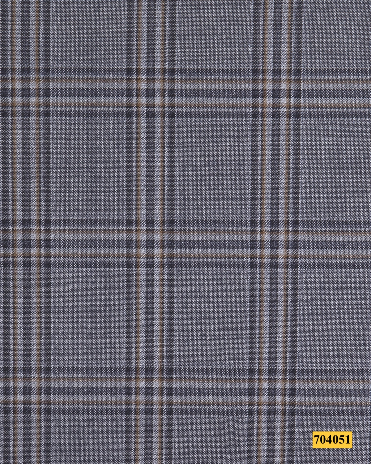 704051/P3-17906 Grey With Brown Check Jacket Fabric