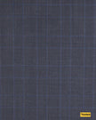 704060/P3-17915 Grey With Blue Check Jacket Fabric