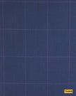 704068/P3-17923 Blue With Purple Check Jacket Fabric