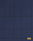 704075/P3-17938 Blue Check Jacket Fabric