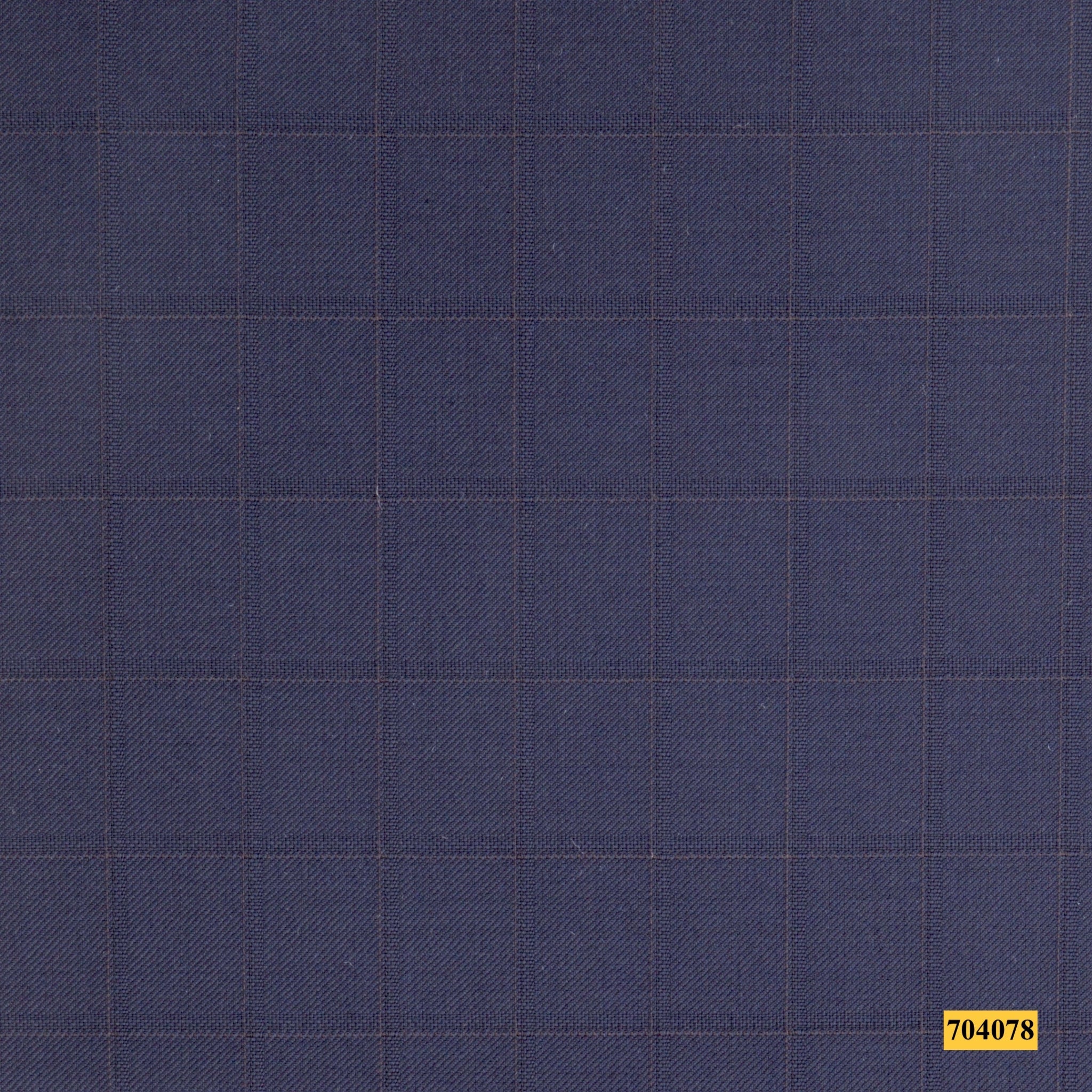 704078/P3-17941 Dark Blue Check Jacket Fabric