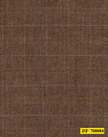 708084/P3-21976 Copper Brown Herringbone With Blue Check Suit Fabric