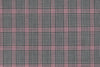 71117-1/10300 Red Plaid Check On Grey Suit Fabric