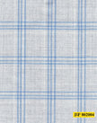 802004/P3-20895 Silver Grey With Blue Check Vest Fabric