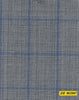 802007/P3-20898 Light Grey With Navy Check Pants Fabric