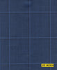 802010/P3-20901 Navy With Black & Light Blue Houndstooth Check Pants Fabric