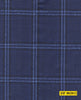 802012/P3-20903 Navy With Black & Light Blue Check Vest Fabric